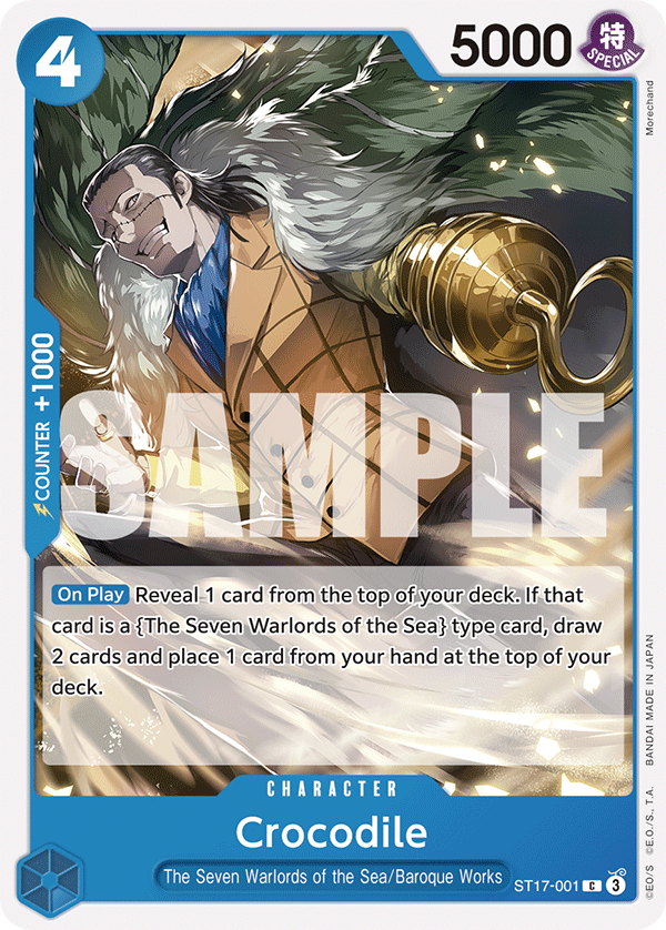 Crocodile ST17-001 One Piece Card Game