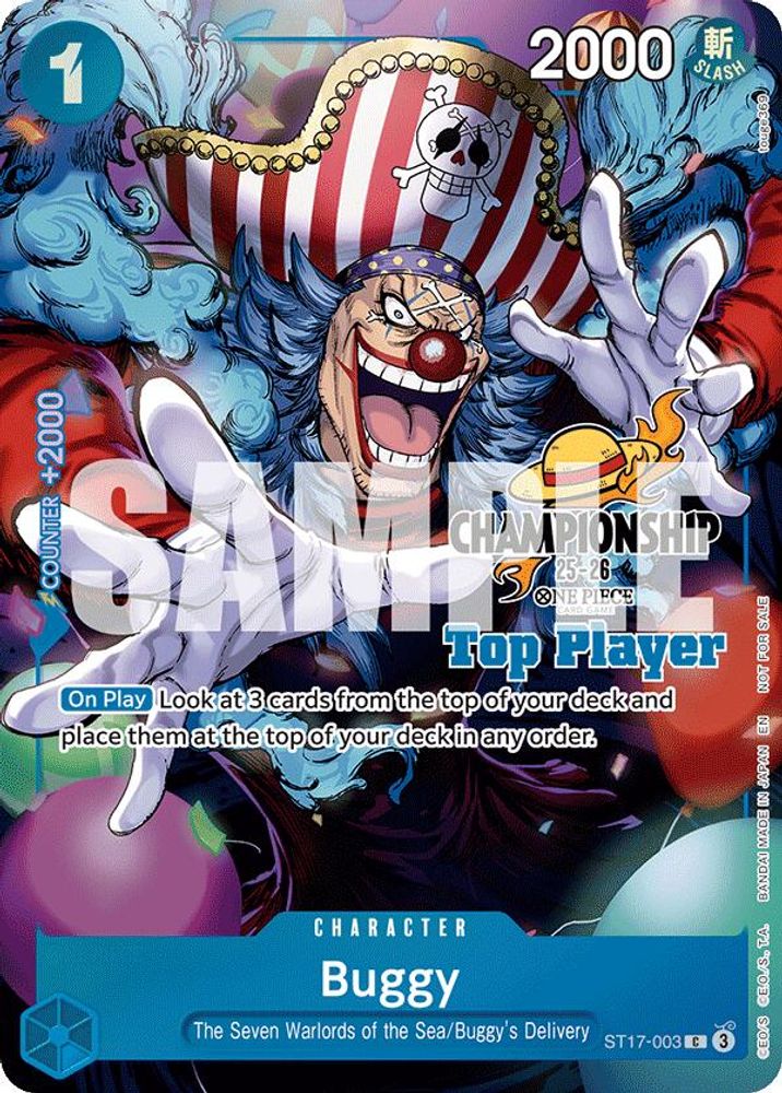 Buggy [Championship 25-26 Top Player] ST17-003 One Piece Card Game