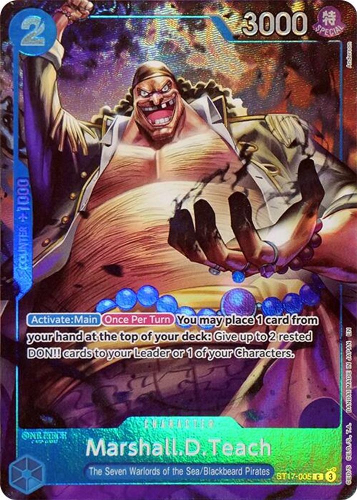 Marshall.D.Teach [SP] ST17-005 One Piece Card Game