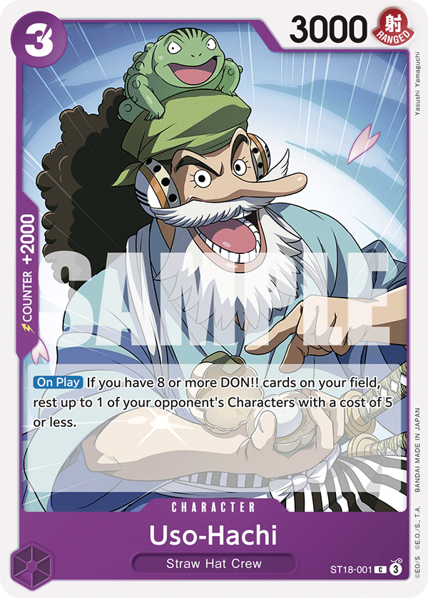 Uso-Hachi ST18-001 One Piece Card Game