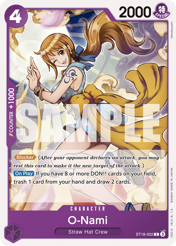O-Nami [PRB-02] ST18-002 One Piece Card Game