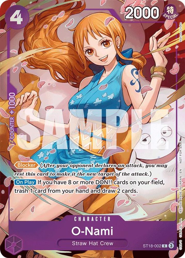 O-Nami [SP] ST18-002 One Piece Card Game