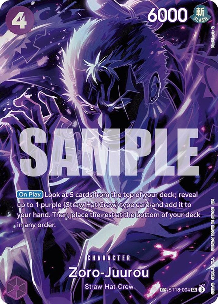 Zoro-Juurou [SP] ST18-004 One Piece Card Game
