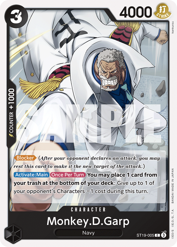 Monkey.D.Garp ST19-005 One Piece Card Game