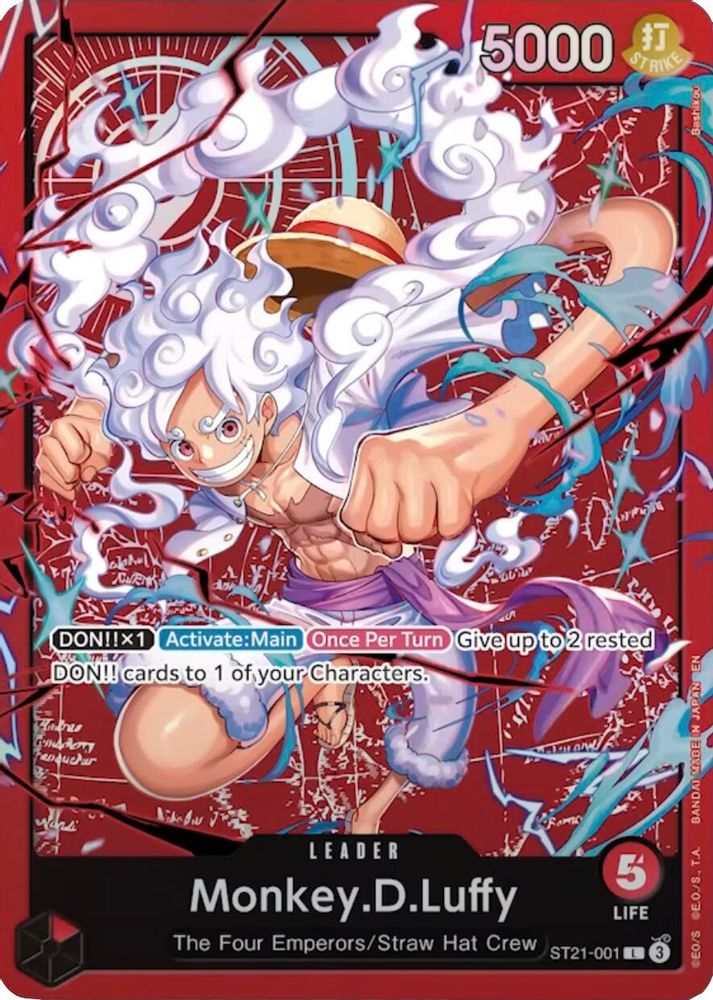 Monkey.D.Luffy [Luffy Deck Foil] ST21-001 One Piece Card Game