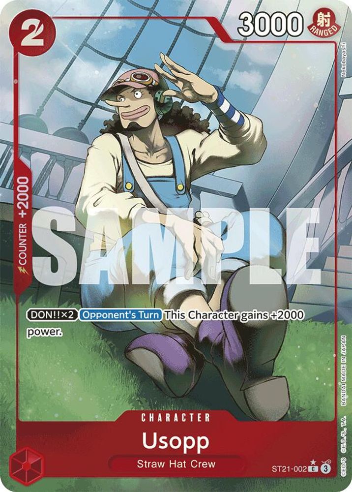 Usopp [Parallel Foil] ST21-002 One Piece Card Game