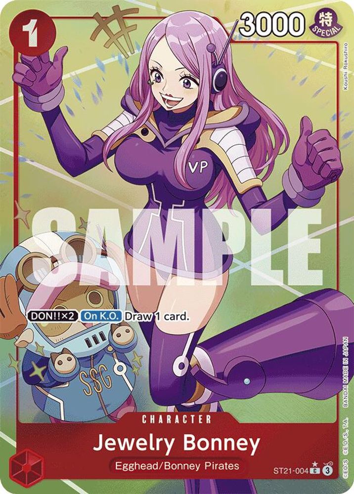 Jewelry Bonney [Parallel Foil] ST21-004 One Piece Card Game