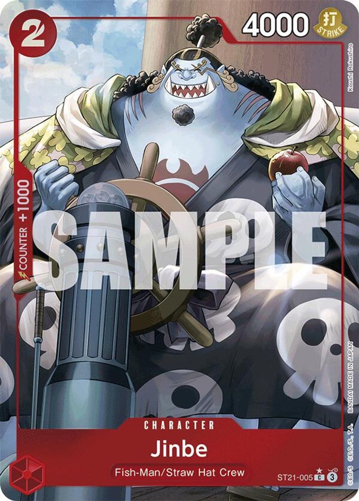 Jinbe [Parallel Foil] ST21-005 One Piece Card Game