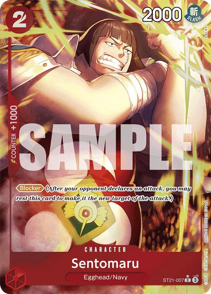 Sentomaru [Parallel Foil] ST21-007 One Piece Card Game