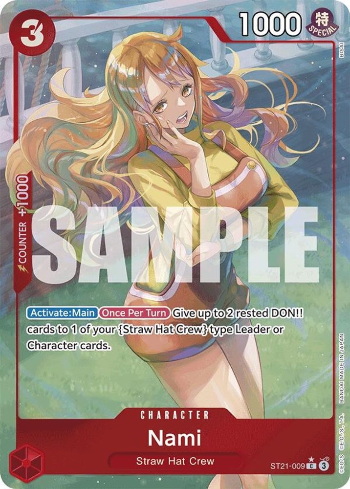 Nami [Parallel Foil] ST21-009 One Piece Card Game
