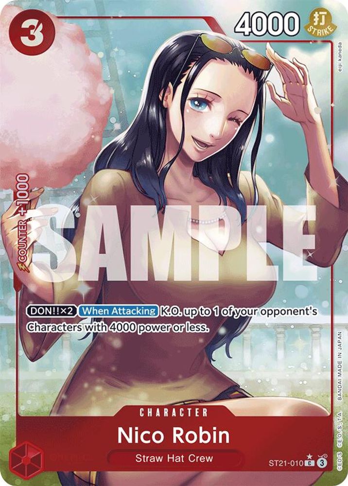 Nico Robin [Parallel Foil] ST21-010 One Piece Card Game