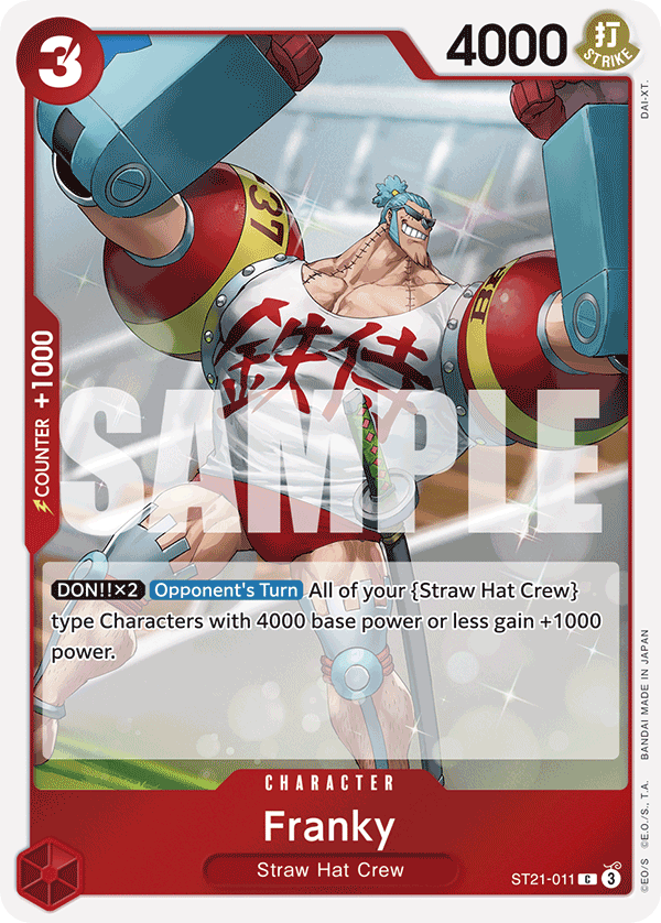 Franky ST21-011 One Piece Card Game