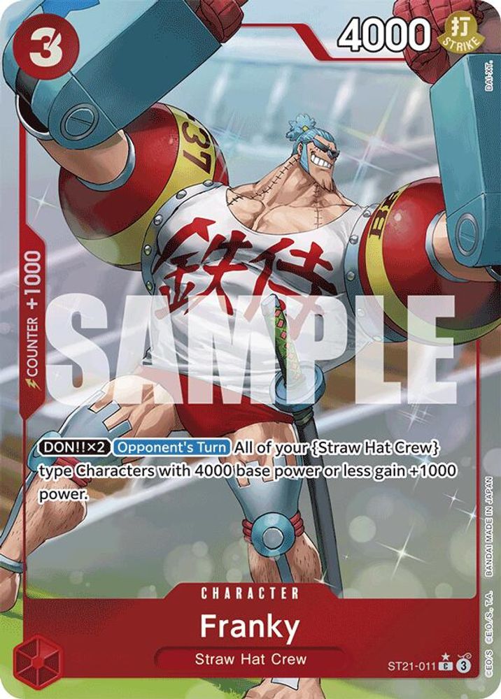 Franky [Parallel Foil] ST21-011 One Piece Card Game