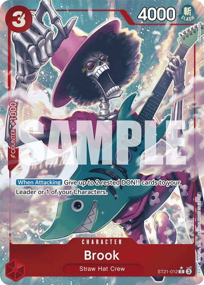 Brook [Parallel Foil] ST21-012 One Piece Card Game