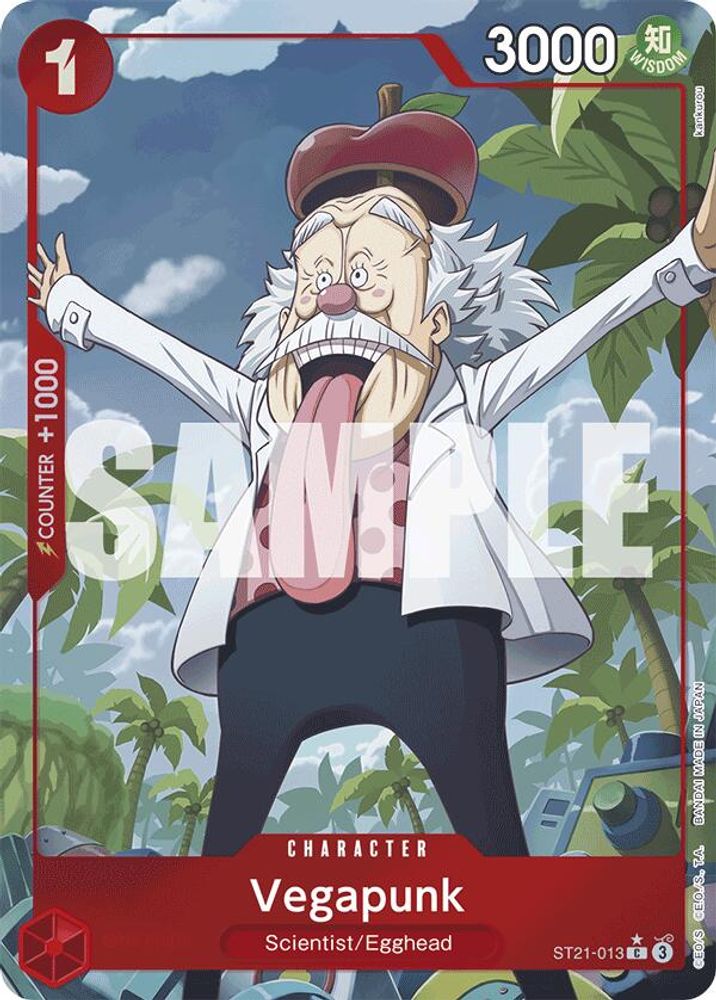 Vegapunk [Alternate Art Foil] ST21-013 One Piece Card Game