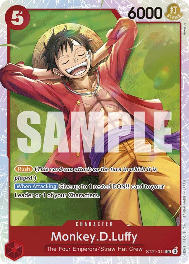 Monkey.D.Luffy [Foil] ST21-014 One Piece Card Game