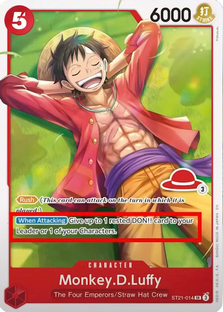 Monkey.D.Luffy [Luffy Deck] ST21-014 One Piece Card Game