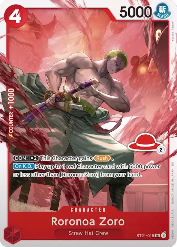 Roronoa Zoro [Luffy Deck] ST21-015 One Piece Card Game