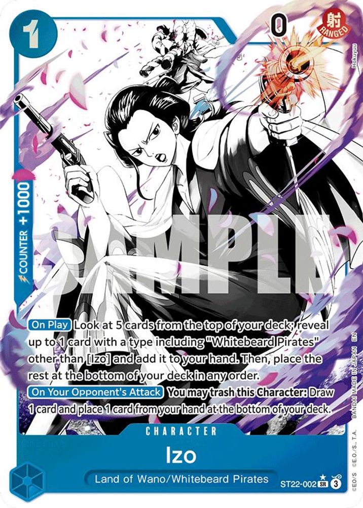 Izo [Alternate Art] ST22-002 One Piece Card Game