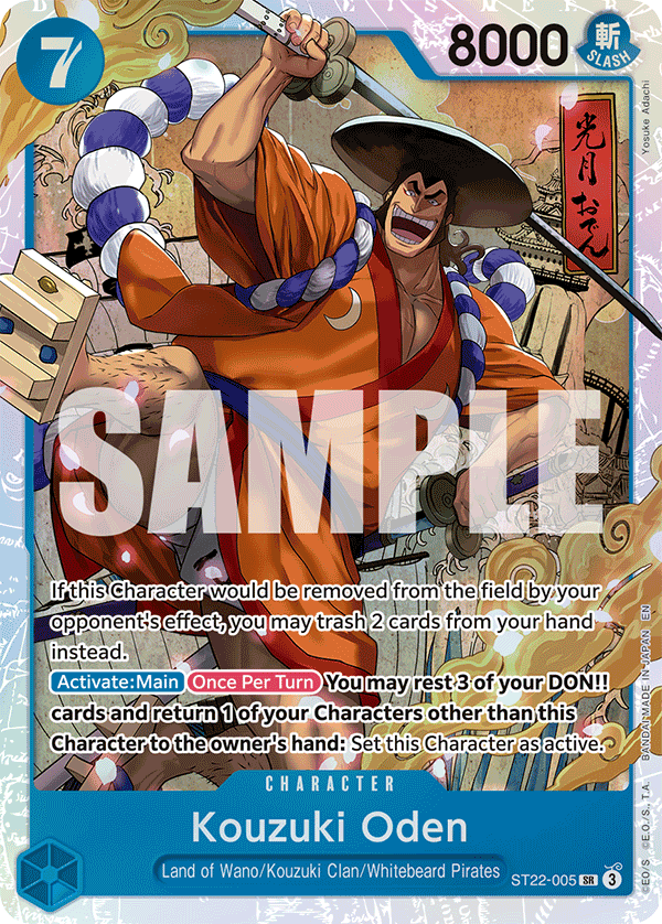 Kouzuki Oden ST22-005 One Piece Card Game