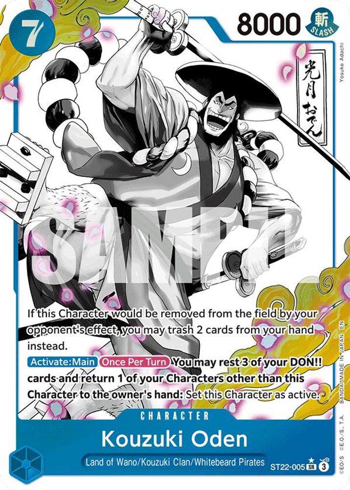 Kouzuki Oden [Alternate Art] ST22-005 One Piece Card Game