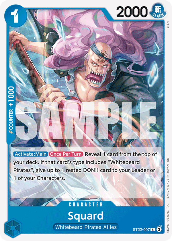 Squard ST22-007 One Piece Card Game