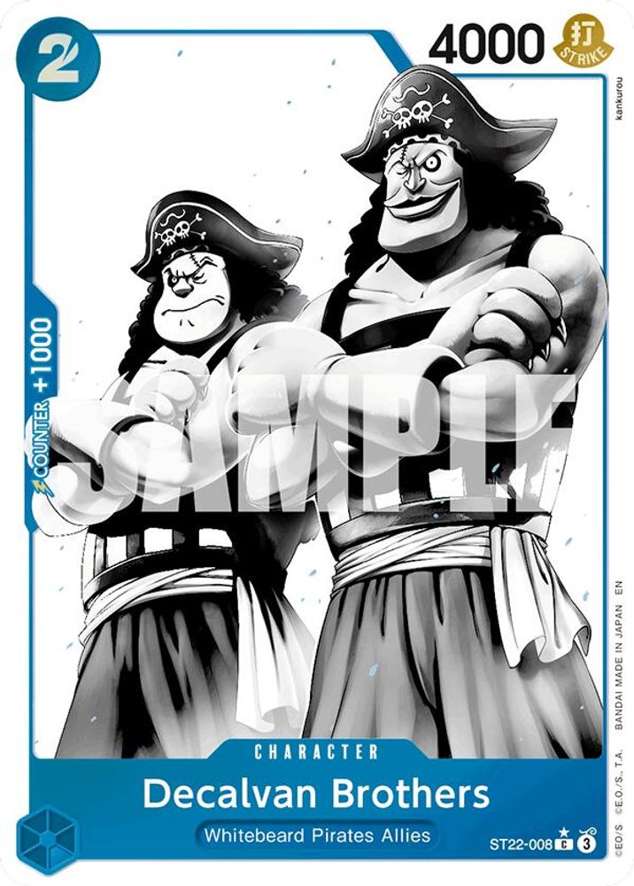 Decalvan Brothers [Alternate Art] ST22-008 One Piece Card Game