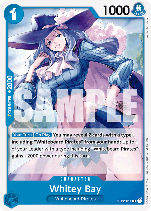 Whitey Bay [Alternate Art] JP ST22-011 One Piece Card Game
