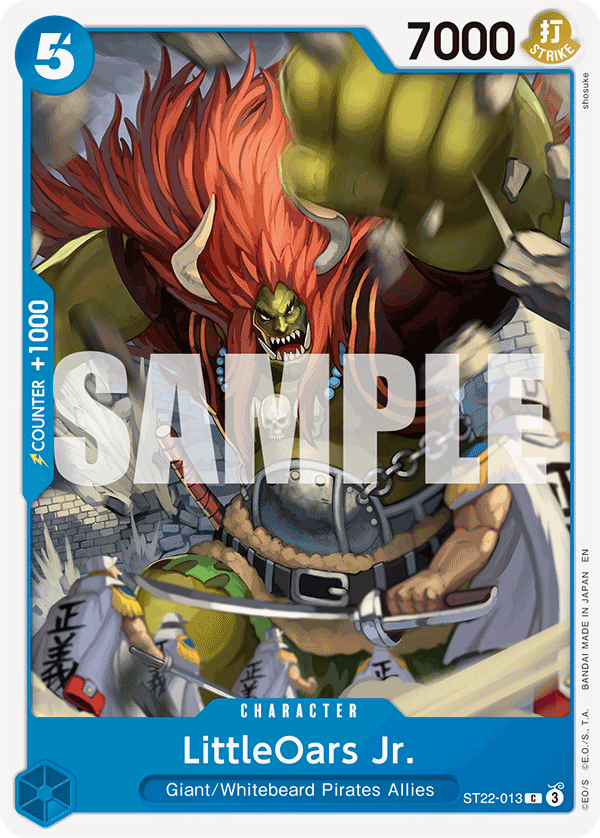 LittleOars Jr. [Alternate Art] JP ST22-013 One Piece Card Game