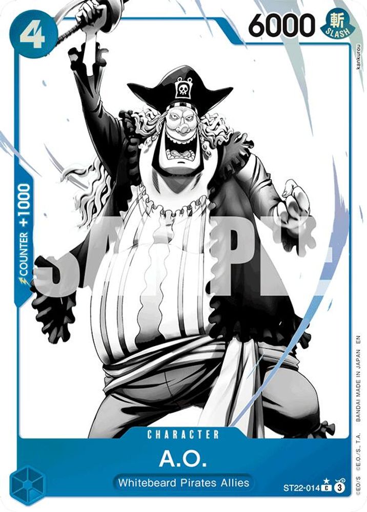 A.O. [Alternate Art] ST22-014 One Piece Card Game