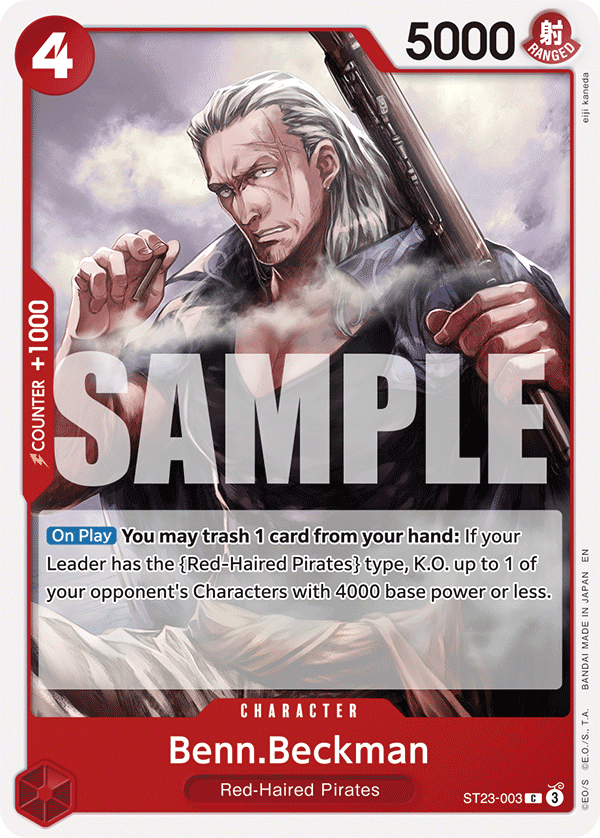 Benn.Beckman ST23-003 One Piece Card Game