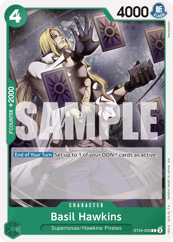Basil Hawkins ST24-003 One Piece Card Game