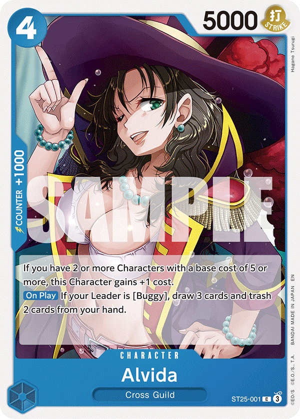 Alvida ST25-001 One Piece Card Game
