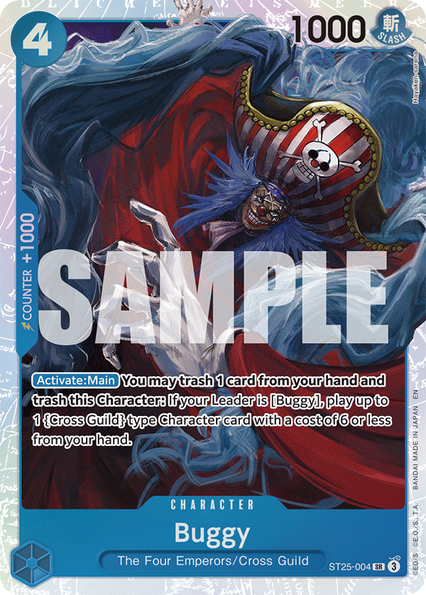 Buggy [JP] ST25-004 One Piece Card Game