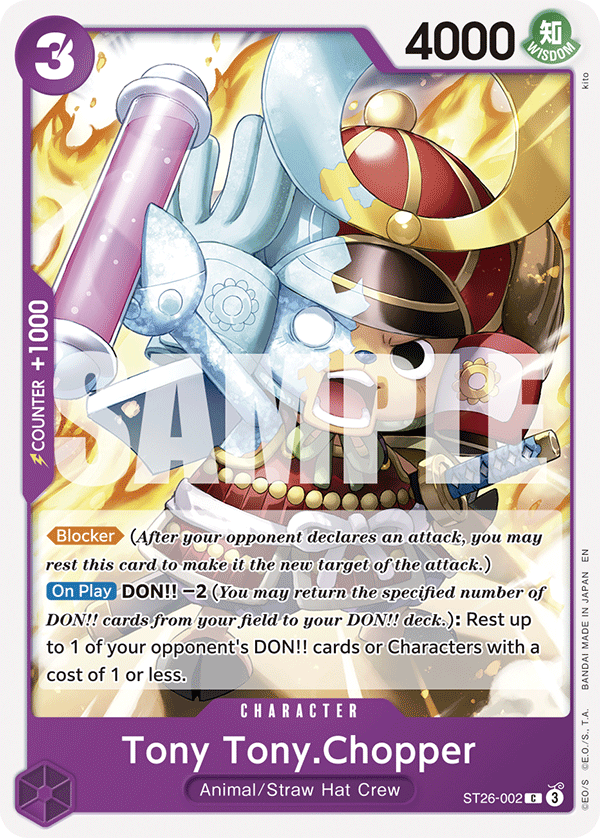 Tony Tony.Chopper ST26-002 One Piece Card Game