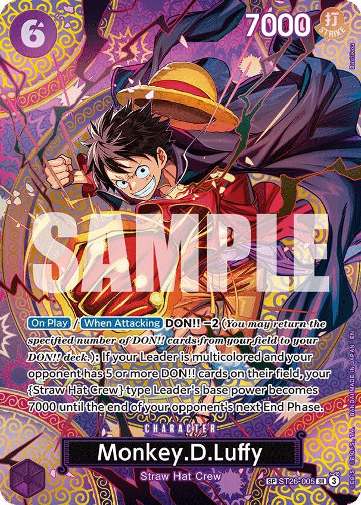 Monkey.D.Luffy [SP] ST26-005 One Piece Card Game