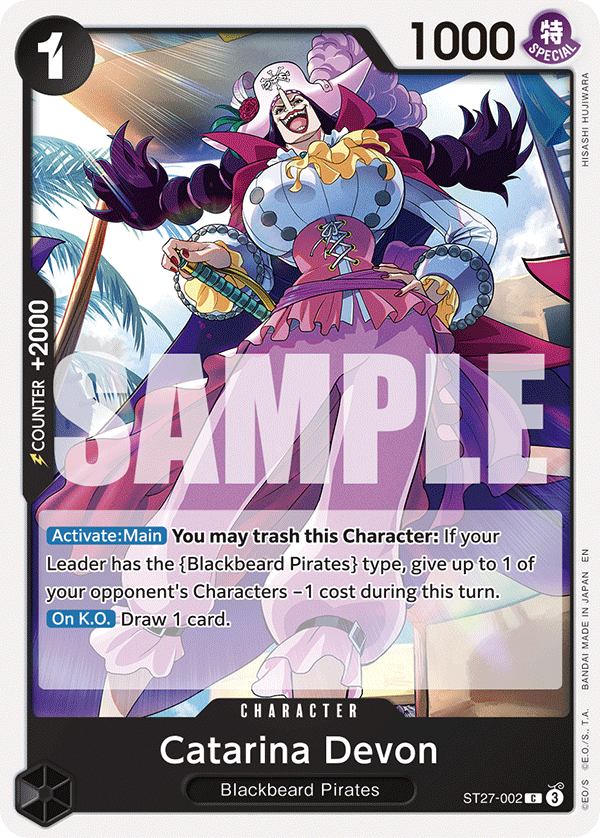 Catarina Devon ST27-002 One Piece Card Game