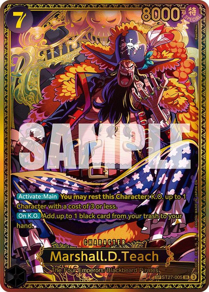 Marshall.D.Teach [SP] ST27-005 One Piece Card Game