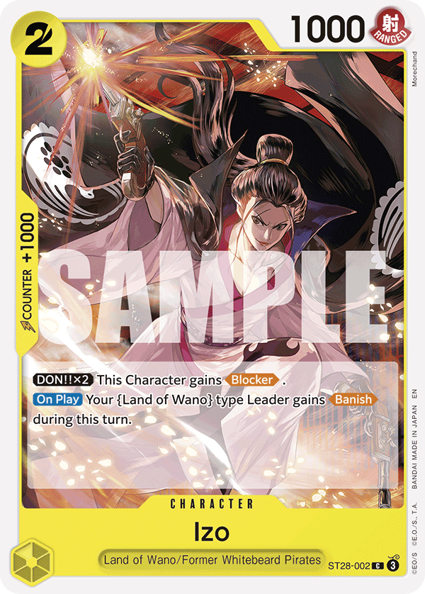 Izo ST28-002 One Piece Card Game