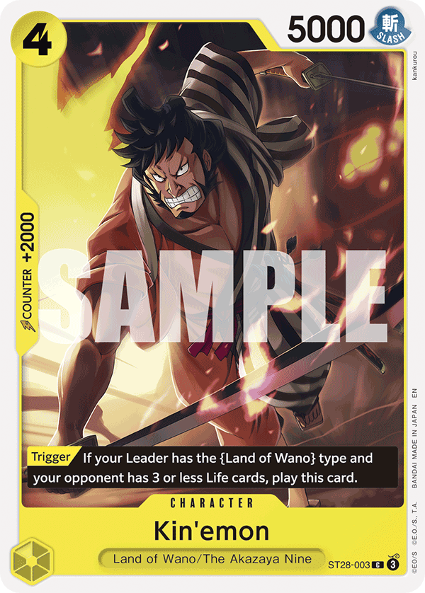 Kin'emon ST28-003 One Piece Card Game