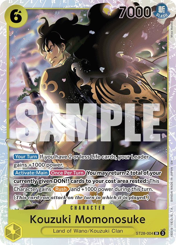 Kouzuki Momonosuke ST28-004 One Piece Card Game