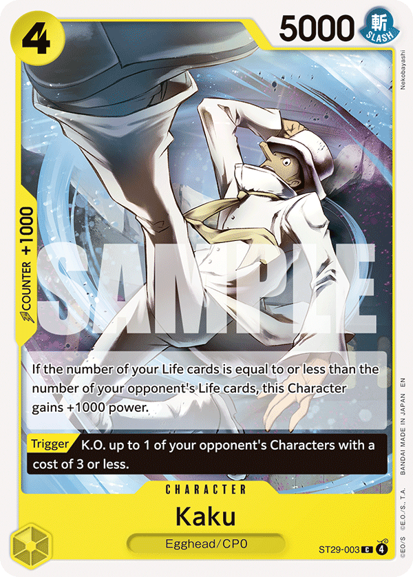 Kaku ST29-003 One Piece Card Game