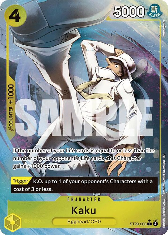 Kaku [Full Art] ST29-003 One Piece Card Game