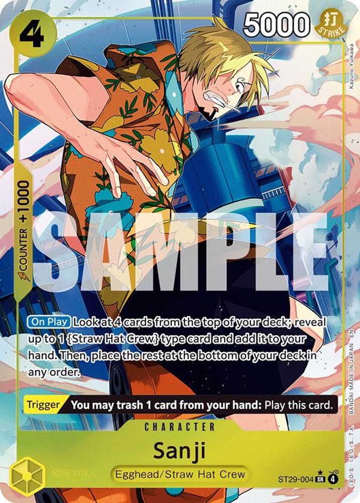 Sanji [Full Art] ST29-004 One Piece Card Game
