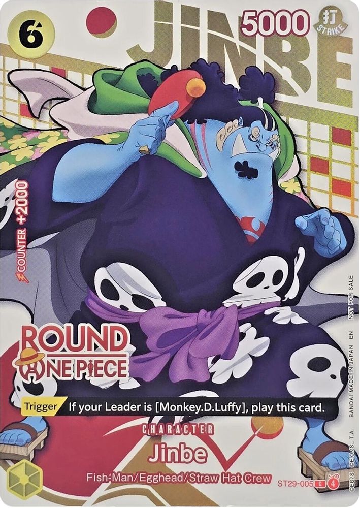 Jinbe [Round 1] ST29-005 One Piece Card Game