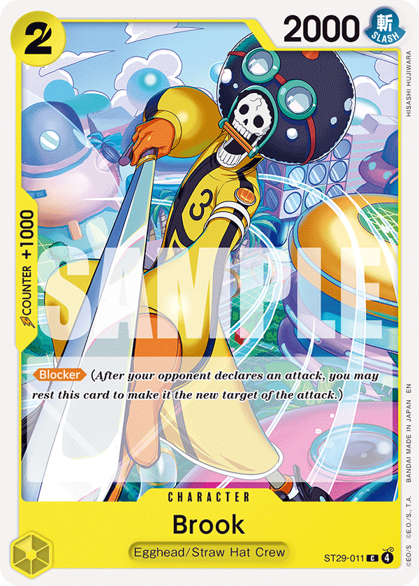 Brook ST29-011 One Piece Card Game