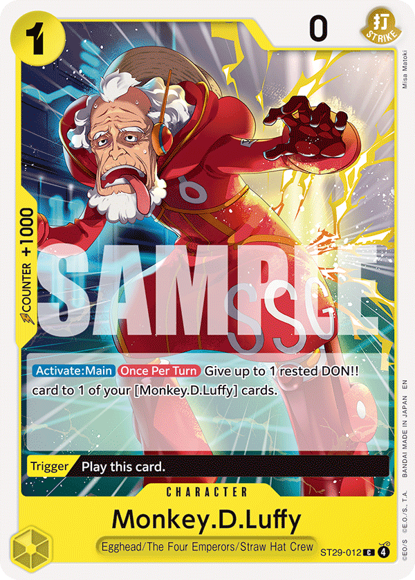 Monkey.D.Luffy ST29-012 One Piece Card Game
