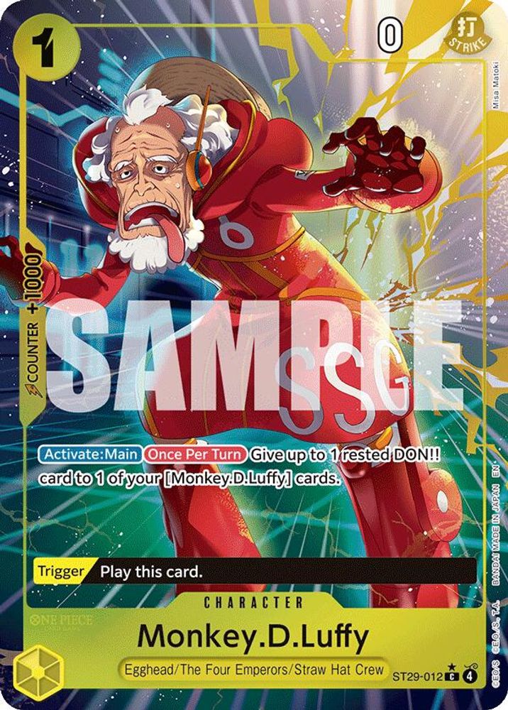 Monkey.D.Luffy [Full Art] ST29-012 One Piece Card Game