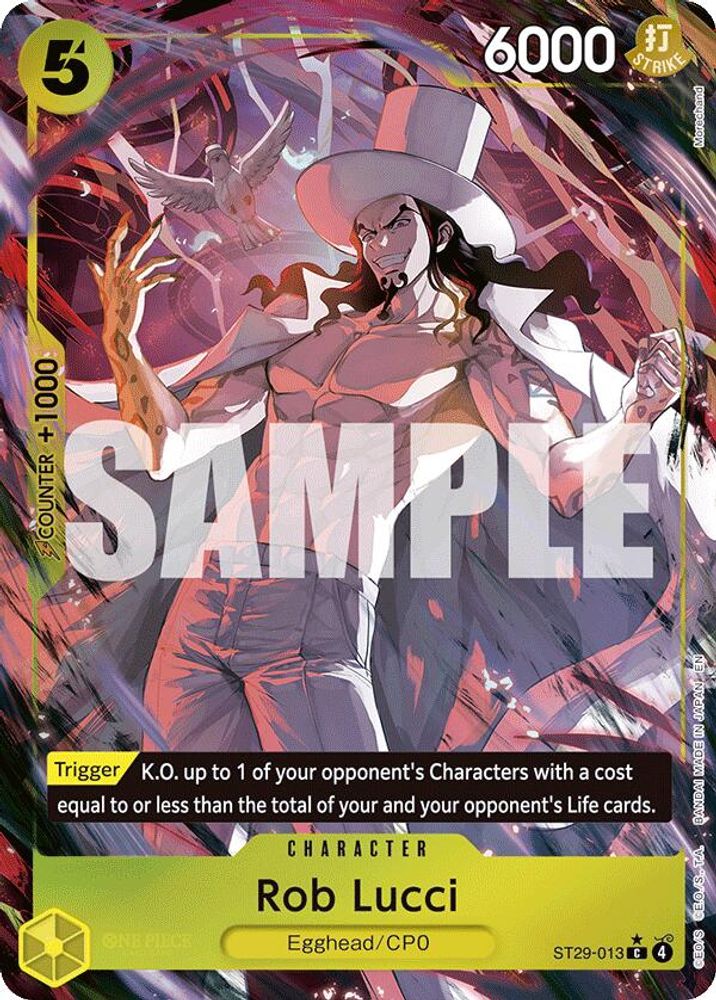 Rob Lucci [Full Art] ST29-013 One Piece Card Game