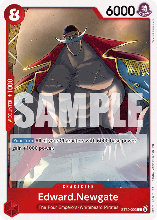 Edward.Newgate ST30-003 One Piece Card Game